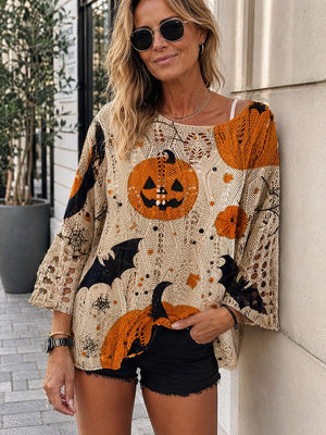 Halloween Inspired Elegant Casual Top