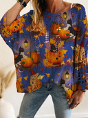 Halloween Inspired Elegant Casual Top