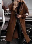 Knit-Sleeve Hooded Jacket