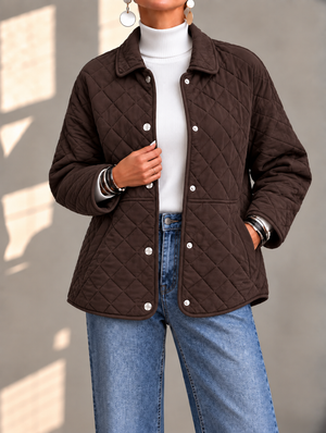 Lightweight Diamond Quilted Jacket