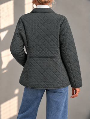 Lightweight Diamond Quilted Jacket