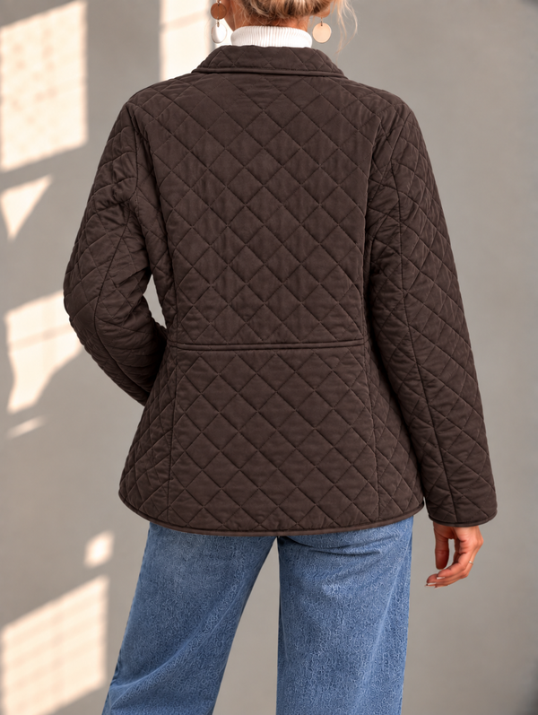 Lightweight Diamond Quilted Jacket
