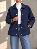Lightweight Diamond Quilted Jacket