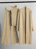 Luxury Three-Piece Knitwear Set