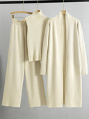 Luxury Three-Piece Knitwear Set