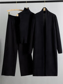 Luxury Three-Piece Knitwear Set