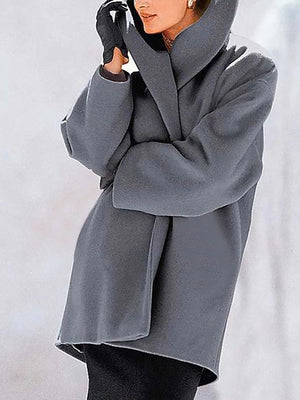 Multi-color Oversized Hooded Coat