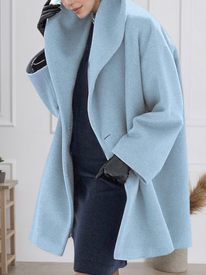 Multi-color Oversized Hooded Coat