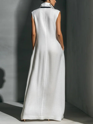 Must-Have Color Block Maxi Dress