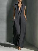 Must-Have Color Block Maxi Dress