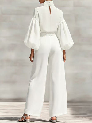 Refined Comfort Chiffon Two-Piece Set