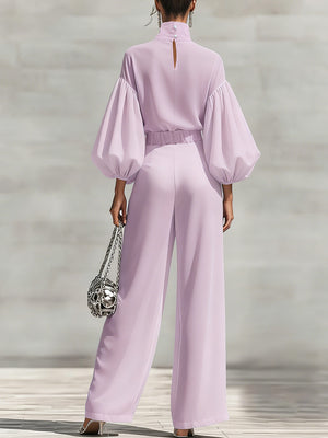 Refined Comfort Chiffon Two-Piece Set