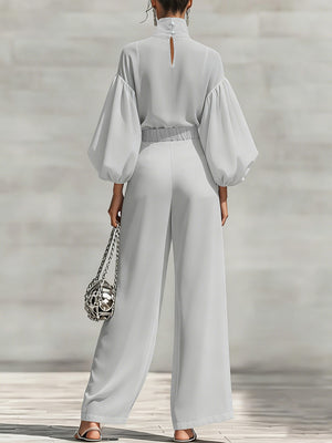 Refined Comfort Chiffon Two-Piece Set