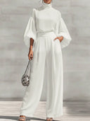 Refined Comfort Chiffon Two-Piece Set