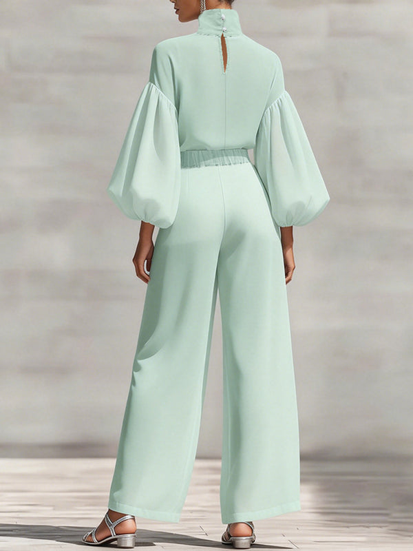 Refined Comfort Chiffon Two-Piece Set
