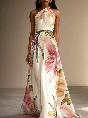 Resort Style Off-Shoulder Maxi Dress