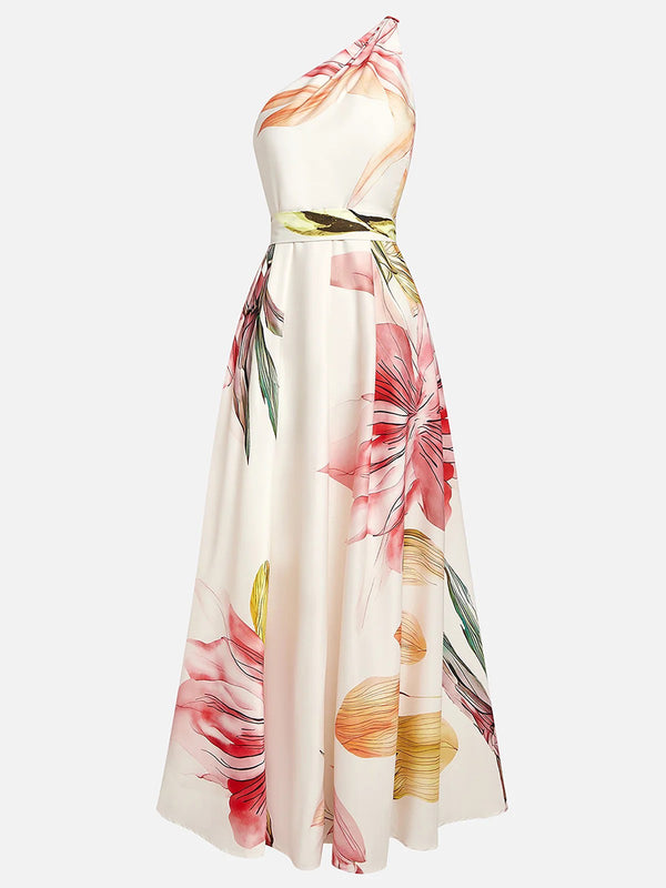 Resort Style Off-Shoulder Maxi Dress