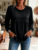 Romantic Tassel Velvet Top