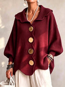 Romantic Ruffle Collar Knit Sweater