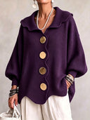 Romantic Ruffle Collar Knit Sweater