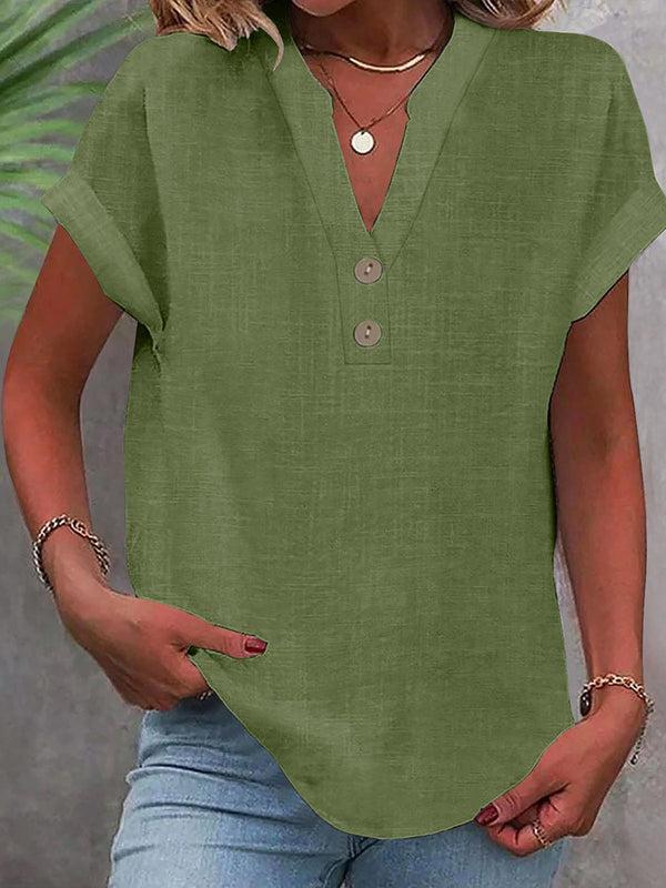 Soft Bamboo Cotton Short Sleeve Top