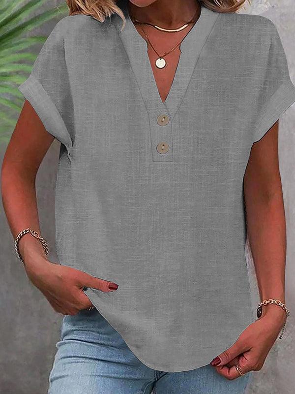 Soft Bamboo Cotton Short Sleeve Top