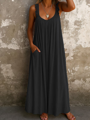 Soft U-Neck Everyday Maxi Dress
