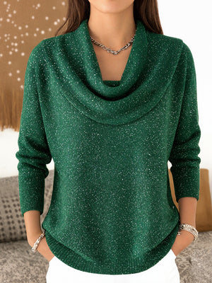 Solid Color Puffed Collar Top