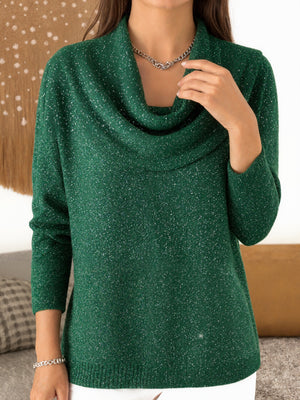 Solid Color Puffed Collar Top