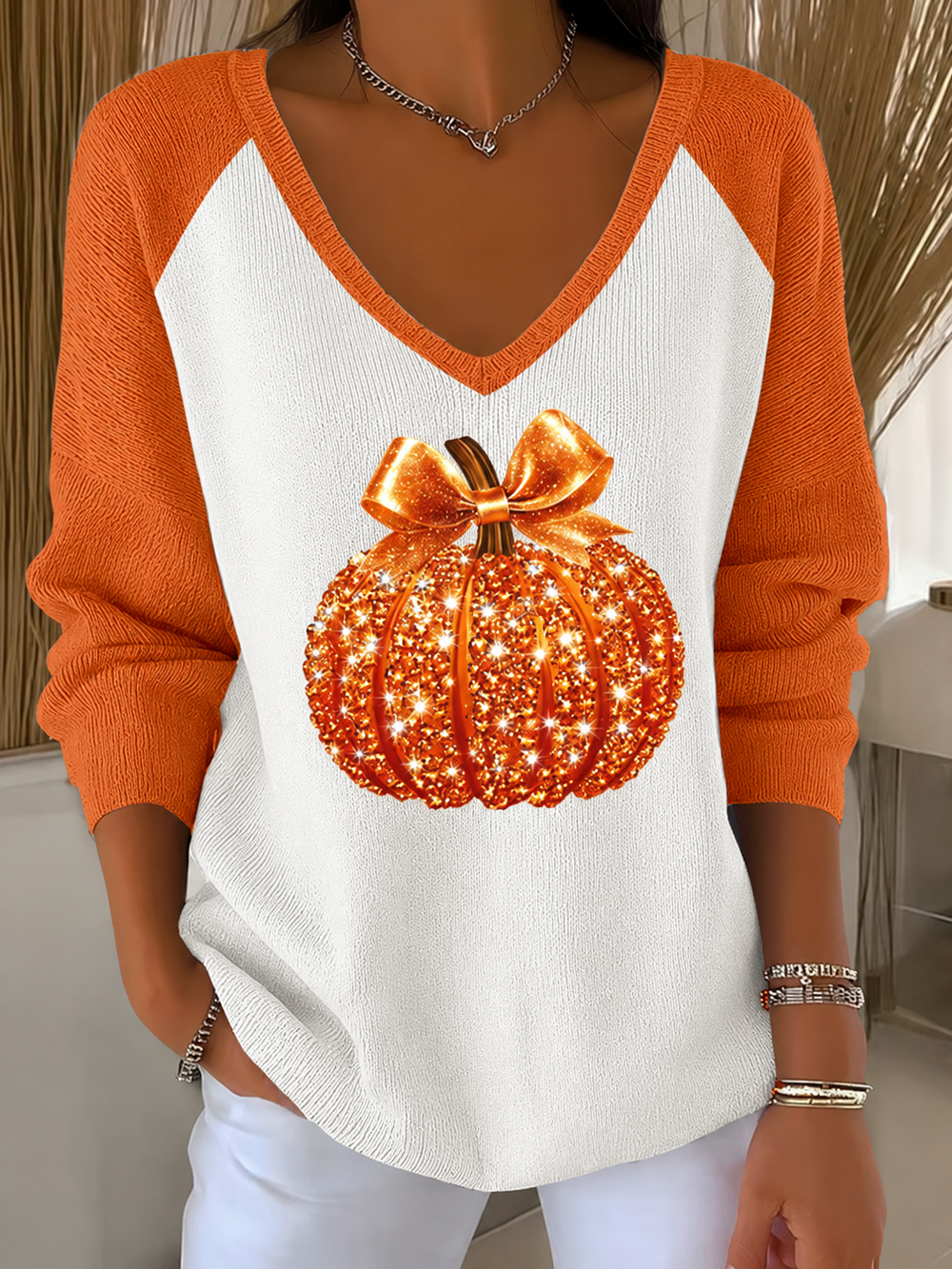 Spooky Season Graphic Long Sleeve Top