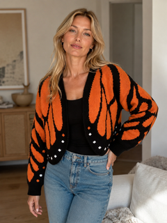 Statement Butterfly Knit Cardigan