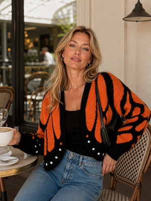 Statement Butterfly Knit Cardigan