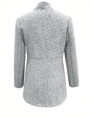 Thickened Tweed Classic Coat