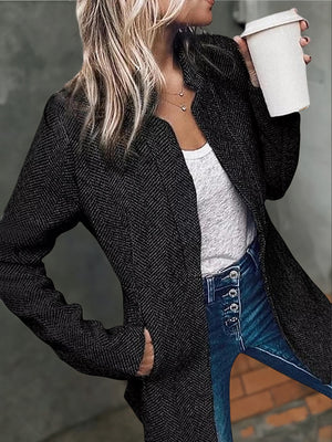 Thickened Tweed Classic Coat