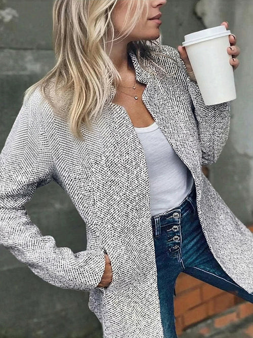 Thickened Tweed Classic Coat