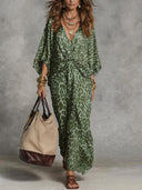 Timeless Leopard Print Waist Maxi Dress