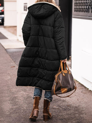 Two-in-One Reversible Cotton Hoodie Jacket