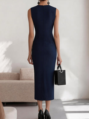 Vacation Printed V-Neck Maxi Dress