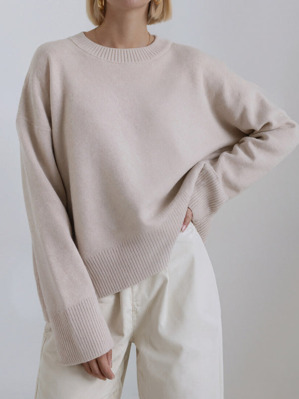 Versatile Knit Pullover Sweater
