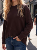 Versatile Knit Pullover Sweater
