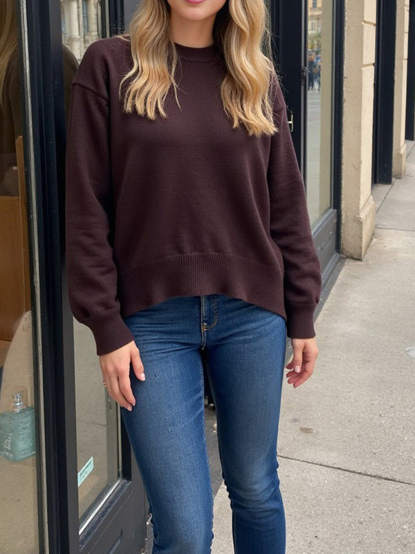 Versatile Knit Pullover Sweater