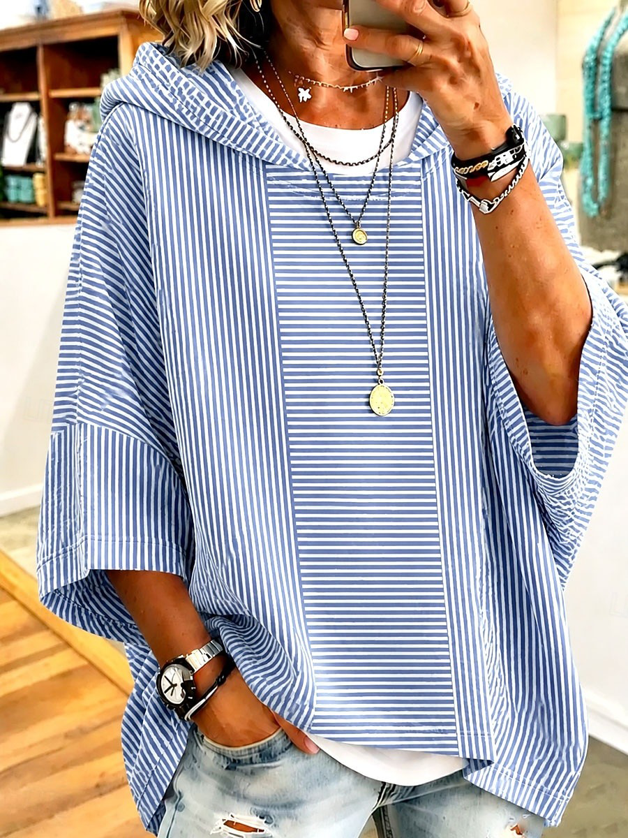 Weekend Stripe Hoodie for Everyday Style