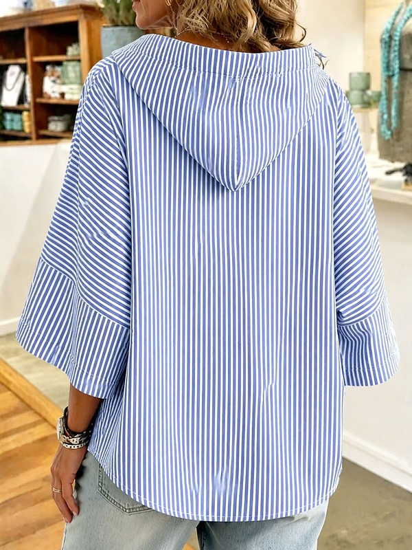 Weekend Stripe Hoodie for Everyday Style