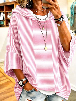 Weekend Stripe Hoodie for Everyday Style