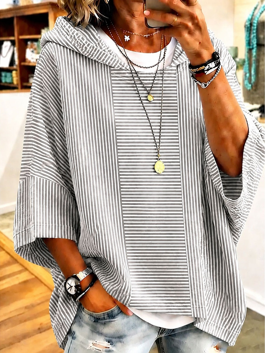 Weekend Stripe Hoodie for Everyday Style