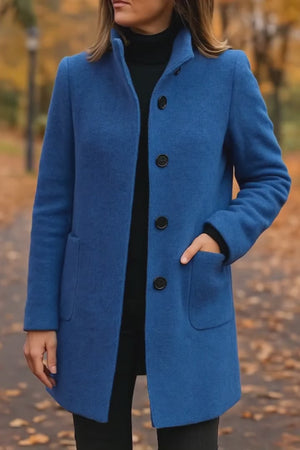 Elegant High-Collar Coat