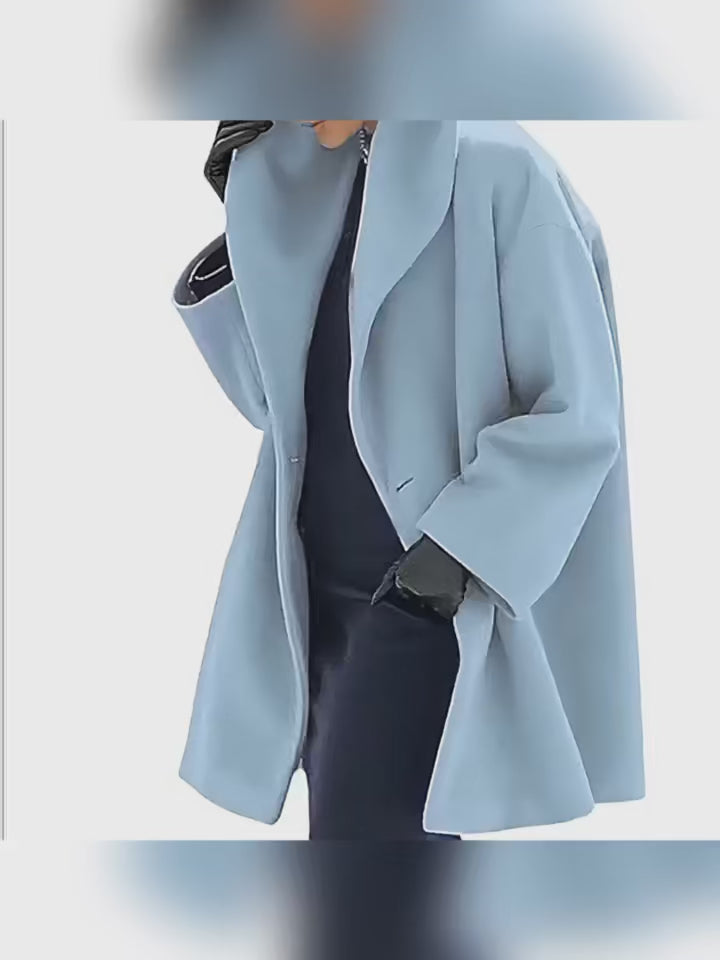 Multi-color Oversized Hooded Coat