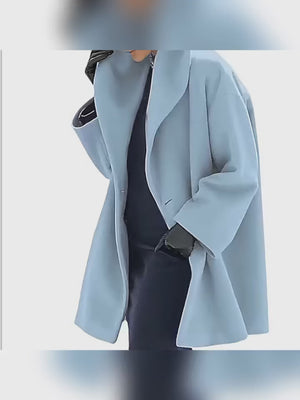 Multi-color Oversized Hooded Coat